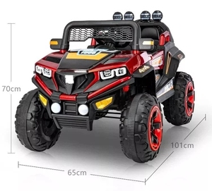 Thiết kế mới đi xe trên xe ô tô cho trẻ em 12V mạnh mẽ đi xe điện trên đồ chơi lớn 4 bánh xe lái xe điều khiển từ xa trẻ em UTV xe - Product Image 3