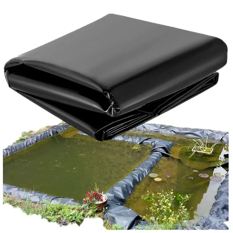 Không thấm nước lót HDPE geomembrane 0.5mm 0.75mm ao lót bãi rác dự án