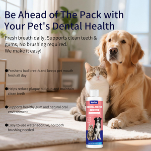 Collutorio per Animali Domestici, Acqua per la Pulizia dei Denti di Cani e Gatti, Delicata per la Pulizia della Bocca e Potibile, Formula Dentale per Animali - Product Image 3