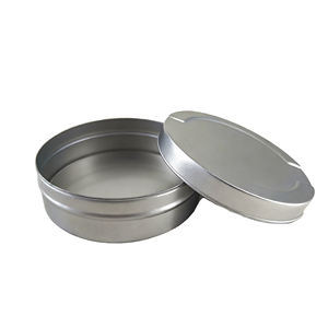 60 мл пустая круглая металлическая банка с офсетной печатью и индивидуальной завинчивающейся крышкой для упаковки мятных пластырей, мазей и косметики - Product Image 3