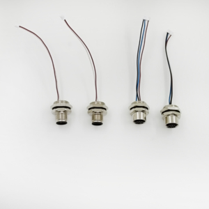 Özel M12 4 Pin erkek arka Panel montaj konektörü JST PHR-5 vida terminali kablo montaj su geçirmez otomotiv konnektörler - Product Image 3