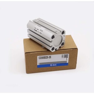SMC CD55B กระบอกสูบ CD55B20-15 ขนาดเส้นผ่านศูนย์กลาง 20 มม. ระยะชัก 15 มม. แบบทำงานสองทาง - Product Image 1