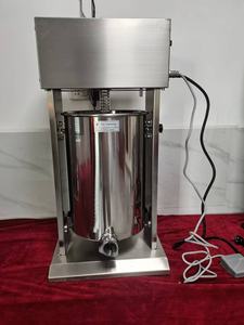 Fabricant <span class=keywords><strong>manuel</strong></span> commercial de remplisseur de saucisses de viande faisant la machine de remplissage de saucisses de boeuf de porc de dispositif de boîtier - Product Image 2