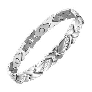 <b>Magnetic</b> Stainless Steel Bracelet for Women & Men-Trendy Fashion <b>Jewelry</b> for Anniversary Occasions - Product Image 5