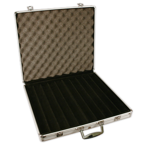 กระเป๋าใส่ชิปและอุปกรณ์เกม  กระเป๋าอลูมิเนียมสำหรับใส่ชิปโป๊กเกอร์ 1,000 ชิป สำหรับใช้ในธุรกิจ - Product Image 3