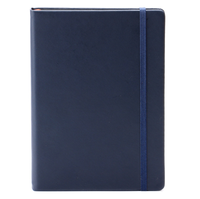 Cuaderno creativo de negocios, libro elástico, color sólido, simple, PU, diseño de bloc de notas de encuadernación, LOGOTIPO personalizado