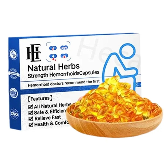 Custom logo Anal Fissure Hemorrhoids Capsules Chinese Herbal 7pcs/box Hemorrhoid Capsules