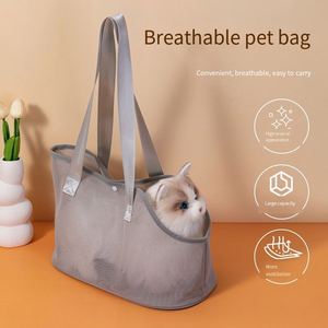 Sac de transport pliable et respirant pour chat, sac à main léger et portable pour animaux de compagnie, pour petits chiens, chiots, chatons, promenades en plein air - Product Image 3