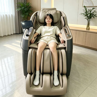 Silla de Masaje de Cuerpo Completo Plegable y Portátil de Gravedad Cero 4D de Lujo OEM Personalizada Más Vendida