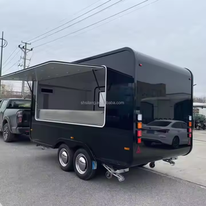 Popolare Food Truck Quadrato Personalizzato per Gelati e Torte, Rimorchio Mobile per Fast Food - Product Image 3