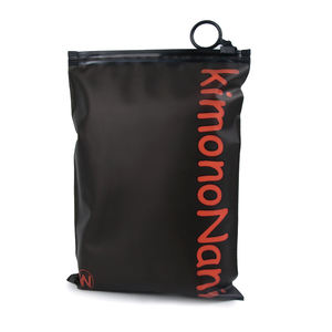 Frost özel Mylar yuvarlak Zip kilit giyim ambalaj poşetleri özel Logo LDPE plastik su geçirmez geri dönüştürülebilir - Product Image 1