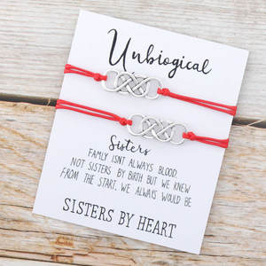 Pulsera <span class=keywords><strong>de</strong></span> la Amistad con Dijes <span class=keywords><strong>de</strong></span> Brújula Infinita y Nudo <span class=keywords><strong>de</strong></span> Loto para Mejores Amigas, No Biológicas Hermanas del <span class=keywords><strong>Alma</strong></span>, Pulseras para Parejas - Product Image 5