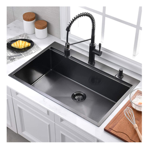 Original Factory Tarjas Y Accesorios Lavaplatos Kichen Fregadero de un solo tazón Fregadero de acero inoxidable SUS 304 Fregadero de cocina - Product Image 4