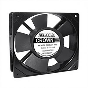 Ventilateur axial AC Crown 12038 SERVERT2 avec roulement à billes, pales en plastique, électrique, OEM/ODM pour les écoles - Product Image 1