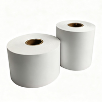 Rouleau d'étiquettes thermiques sans support compatible Epson TM-T88VI, auto-enroulant, pour reçus de point de vente et étiquettes alimentaires de cuisine