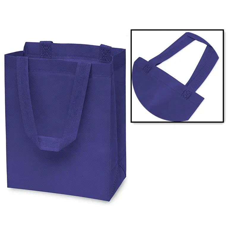 Sacchetti di Tote vuoti di acquisto del sacchetto dell'imballaggio del regalo di grande capacità lavabile Non tessuto più venduti di nuova concezione