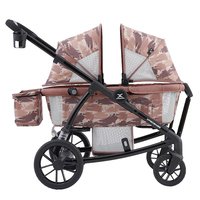 Chariot tout-terrain pour poussette de bébé avec roues d'escalade Grandes roues pour une utilisation pratique sur diverses surfaces