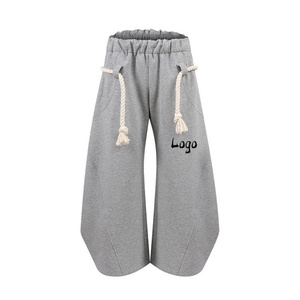 Pantalones Anchos de Algodón de Moda, Estilo Urbano Holgado, Hip Hop, Negros, Personalizados para Hombre - Product Image 5