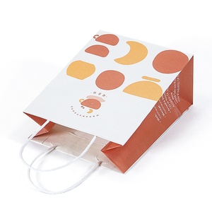 Best Selling High Quality Geometric Design 210gsm C1S Paper Gift Bags With Flat Paper Handles Custom Handmade Customized - Product Image 3