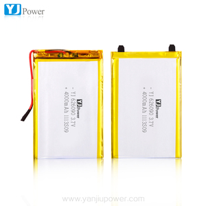 Batterie Li-polymère haute capacité à longue durée de vie 626090 et 4000mAh 606090, batterie Li-ion polymère pour batterie externe - Product Image 1