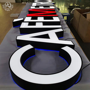 سيجم أمامي مطلية باللون الذهبي حروف قنوات تسوق إضاءة أمامية ليد 3d أكريليك مع جودة عالية - Product Image 6