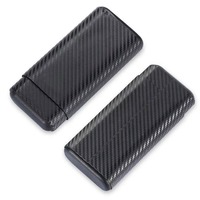 Étui à cigares en cuir de luxe de haute qualité et durable pour 3 cigares avec protection contre l'humidité, rangement portable