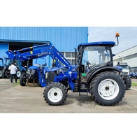 Économie de carburant nouveau Lovol 904 tracteur 4WD 50-100HP cabine confortable CE/EPA Euro 5 utilisation agricole