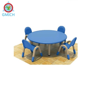 Tavoli lunari in plastica a buon mercato in vendita calda e sedia di set di mobili per bambini della scuola elementare - Product Image 4