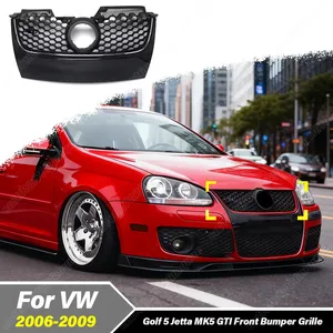 สำหรับรถ Golf 5 MK5 ปี 2006 2007 2009 ช่องระบายอากาศด้านหน้า  ตะแกรงระบายความร้อน  ชุดแต่งตกแต่ง - Product Image 1
