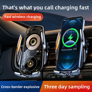Support de téléphone de voiture intelligent à <span class=keywords><strong>induction</strong></span> rapide 15W, chargeur sans fil pour voiture, support de navigation pour téléphone de voiture, tendance 2025 - Product Image 4