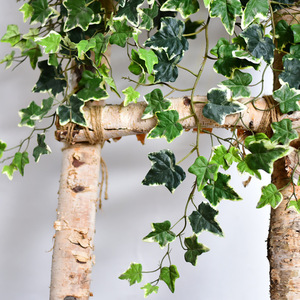 H1 Feuilles ignifuges Plantes vertes ignifuges Faux Fleur Vigne Creeper <span class=keywords><strong>Lierre</strong></span> Feuilles Twining Fleur Vigne Rotin Artificiel - Product Image 3