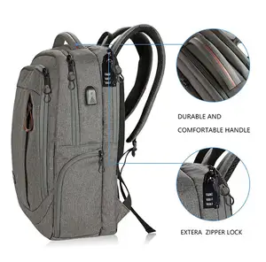 Campus Sport Travel Laptop Rucksack Großer Computer Rucksack mit USB Ladeans chluss