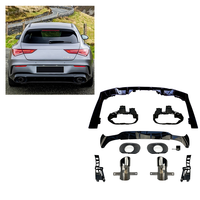 Kit de conversion de diffuseur arrière et embouts d'échappement style AMG pour Mercedes Benz CLA C118 CLA200 CLA260