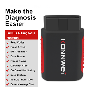 Konnwei-Escáner de diagnóstico OBD2 para coche, KONNWEI KDIAG <span class=keywords><strong>Bluetooth</strong></span> elm327, herramienta de diagnóstico de Sistema completo universal para coche - Product Image 2