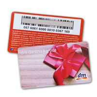Cartes de fidélité en PVC imprimées en quadrichromie (CMYK) pour entreprises – Cartes de récompense et de membre