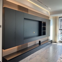 Meubles de salon modernes, supports TV rectangulaires, style moderne et luxueux, meuble TV