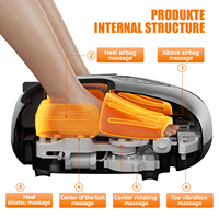 NINGDECRIUS Meilleures Ventes Télécommande Professionnelle Électrique Intensité Réglable Compression D'air Pied Mollet Masseur