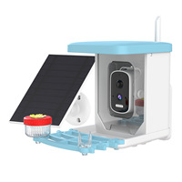 Caméra de mangeoire à oiseaux intelligente transfrontalière 5MP avec détection IA, alimentation solaire, résolution HD 2.5K – Meilleure vente usine pour mangeoire à animaux