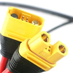 Amass AS150U konektor baterai anti-percikan asli Pria Wanita dengan kabel sinyal daya untuk Drone UAV Smart LiPo pengisian baterai - Product Image 2