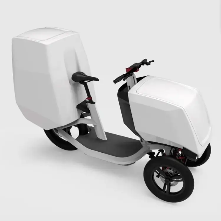 Nieuwe Krachtige 1000W Levering Fiets Mobiliteit Off-Road Eec Pedaal Driewieler 3-wielige Aanhangwagen Driewielige Elektrische Cargo Scooter