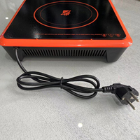 Plaque de cuisson à induction électrique Sonifer SF-3047, vente en gros, bon marché, pour la maison, 220V, 1400W, 8 programmes, capteur tactile
