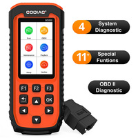 Outil de diagnostic automobile GODIAG GD202 pour moteur, ABS, SRS, transmission, 4 systèmes, avec 11 fonctions spéciales, scanner de voiture
