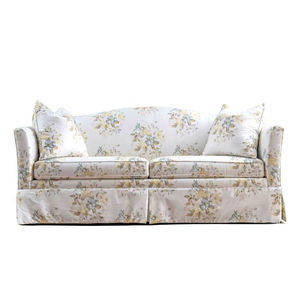 अमेरिकी देश पुष्प प्रिंट 3-सीटर सोफे मॉड्यूलर डिजाइन शीतलन सुविधा कपास मिश्रण अपार्टमेंट के लिए असबाब स्कर्ट आधार - Product Image 6