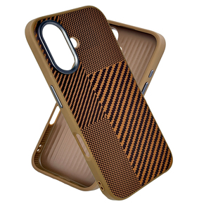 Épissage fibreux en <span class=keywords><strong>cuir</strong></span> uni pour <span class=keywords><strong>Apple</strong></span> 17 Pro Max étui de téléphone lentille en métal anneau étui de goutte pour <span class=keywords><strong>iPhone</strong></span> 16 couverture de téléphone d'affaires - Product Image 6