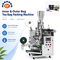 Machine automatique de remplissage et de scellage de sachets intérieurs et extérieurs avec fil et étiquette pour café, fèves de cacao et granulés