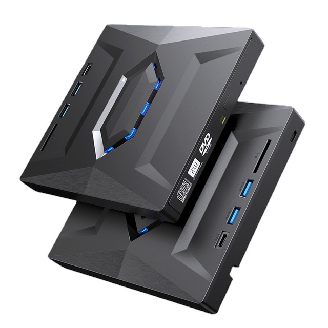 5 in 1 External DVD Drive TF SD Card Reader USB 3.0 Portable CD/DVD RW Optical Drive/DVD Player CD ROM Burner