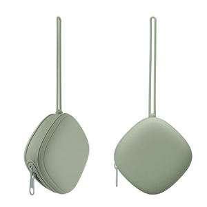 Estuche de Almacenamiento para Chupetes de Silicona de Grado Alimenticio con Cierre de Cremallera y Correa de Transporte, Personalización ODM, Libre de BPA, 0-12 Meses - Product Image 1