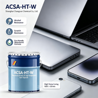 Ventes d'usine – Peinture de finition acrylique 3C à base d'eau, résistante à la chaleur et anti-jaunissement ACSA-HT-W pour appareils électroniques