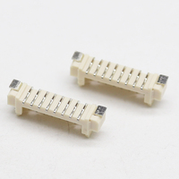 Connecteur de batterie à sertir pour boîtier vertical, pas 1,25 mm, hauteur 4,7 mm, bornes encastrées, simple rangée, droit, connecteur SMT pour carte PCB
