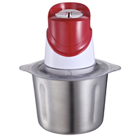 Hachoir à viande électrique miniature pour la maison, hachoir à légumes, robot culinaire, lames en acier inoxydable, 500W, CE